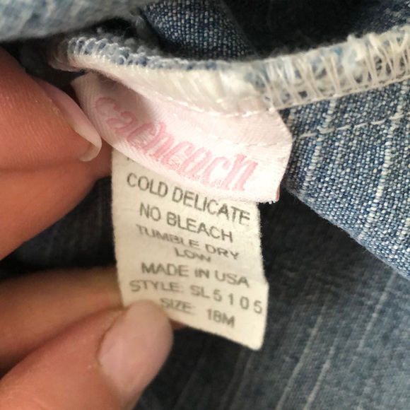 NWT Girls Cachcach Denim top - Picture 5 of 5